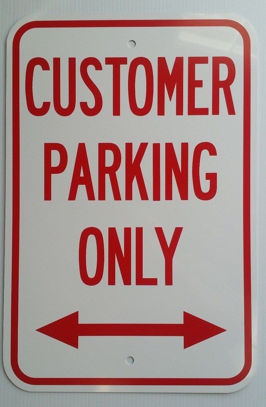 Traffic Signs - Customer Parking Only Signs Arrow Property ...