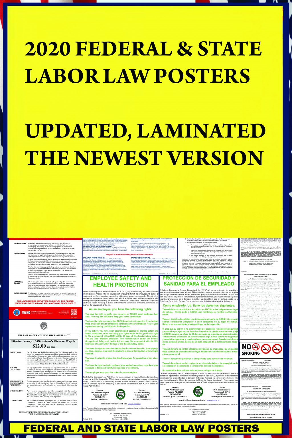 2021 Iowa Labor Law Posters ⭐ State, Federal, OSHA LABORLAWHRSIGNS