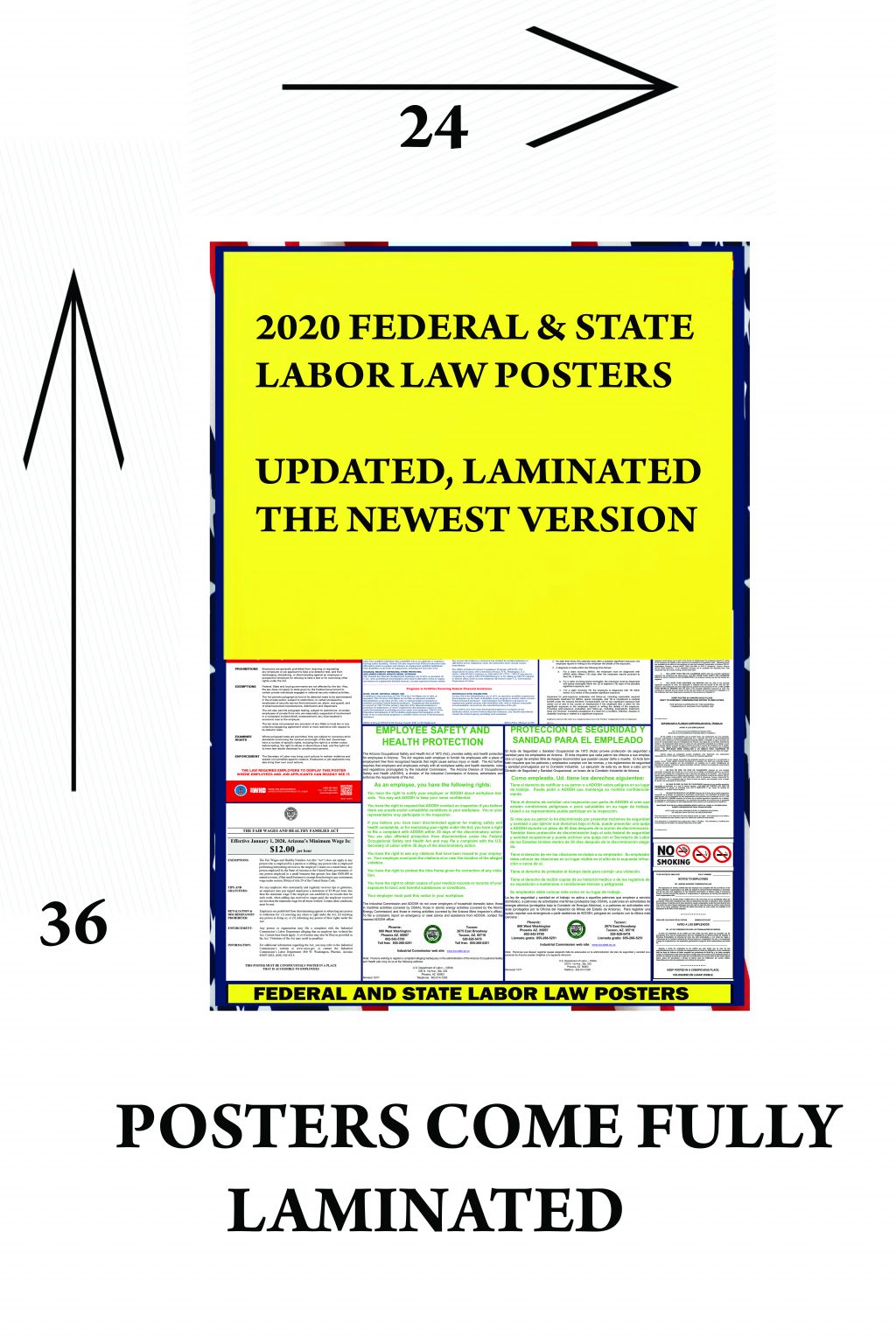 2021 New York State And Federal Labor Law Poster Ny Laborlawhrsigns 3961